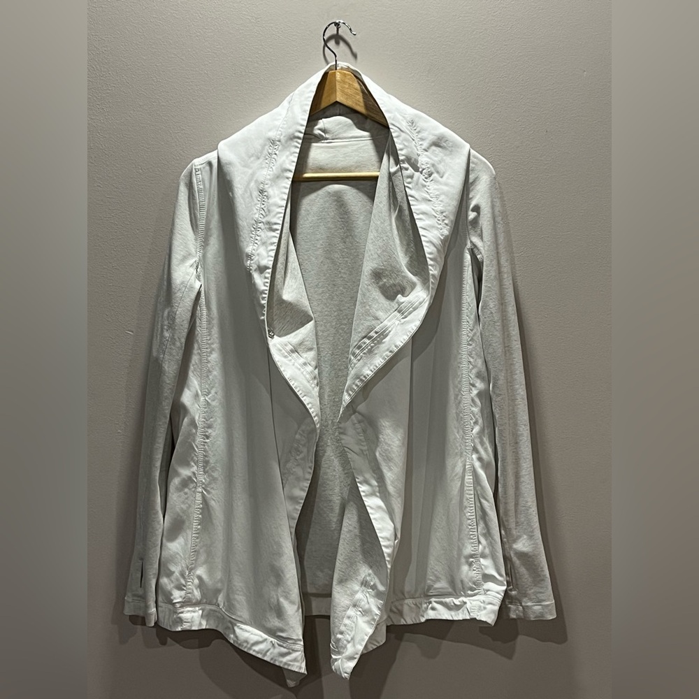 Women’s Lululemon Blissed Out Wrap White Draped Cardigan